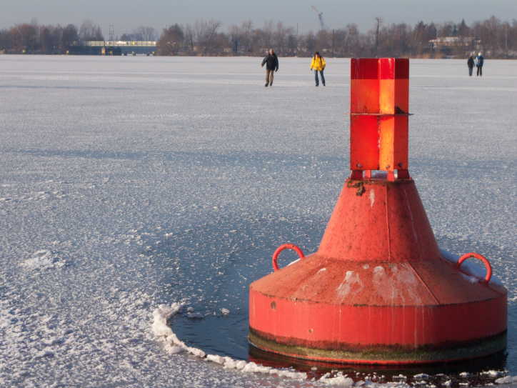 Eislaufen auf der Havel