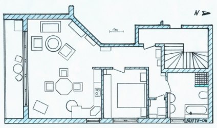 Grundriss Suite